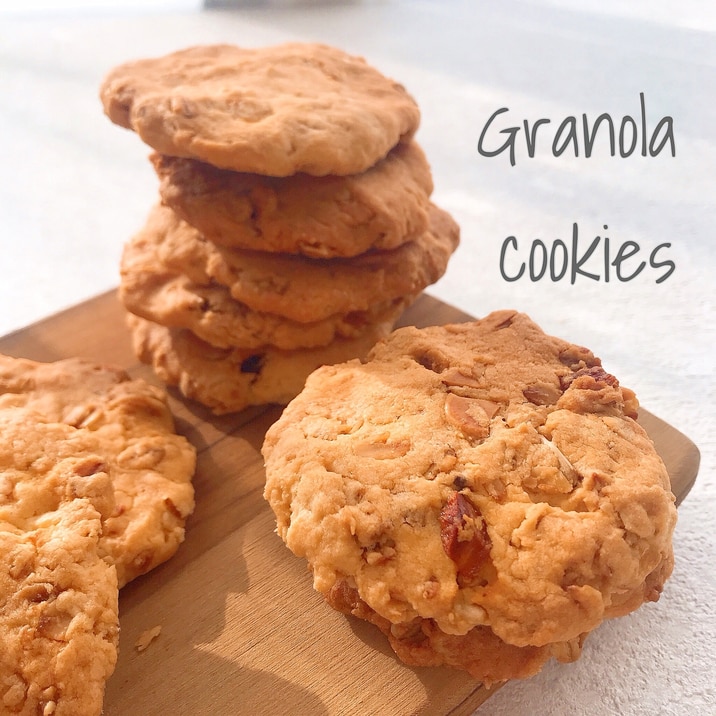 簡単 グラノーラドロップクッキー レシピ 作り方 By ムッカリーナ 楽天レシピ